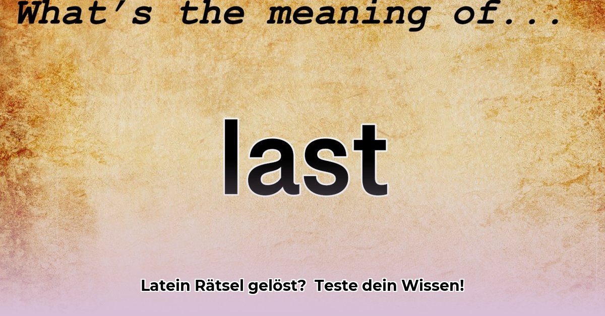last-kummer-lateinisch